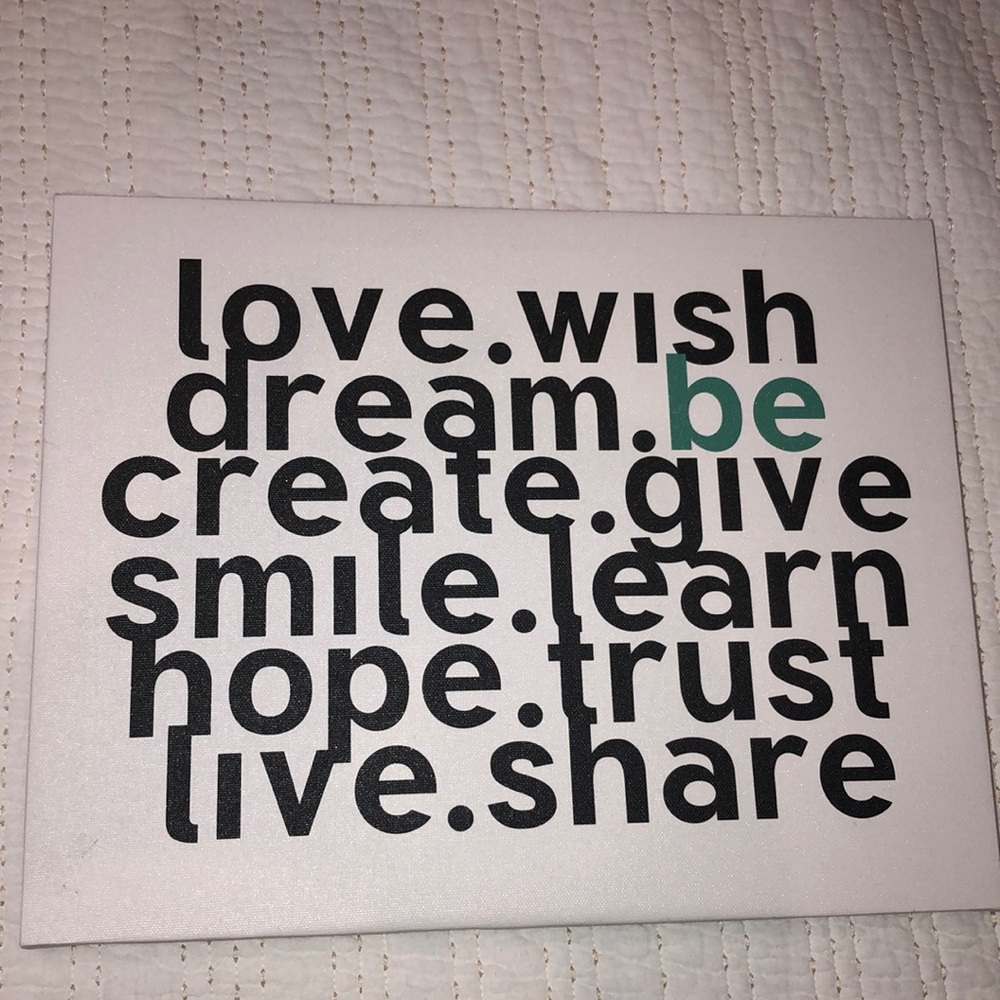 Inspiring Word Art Wall Art